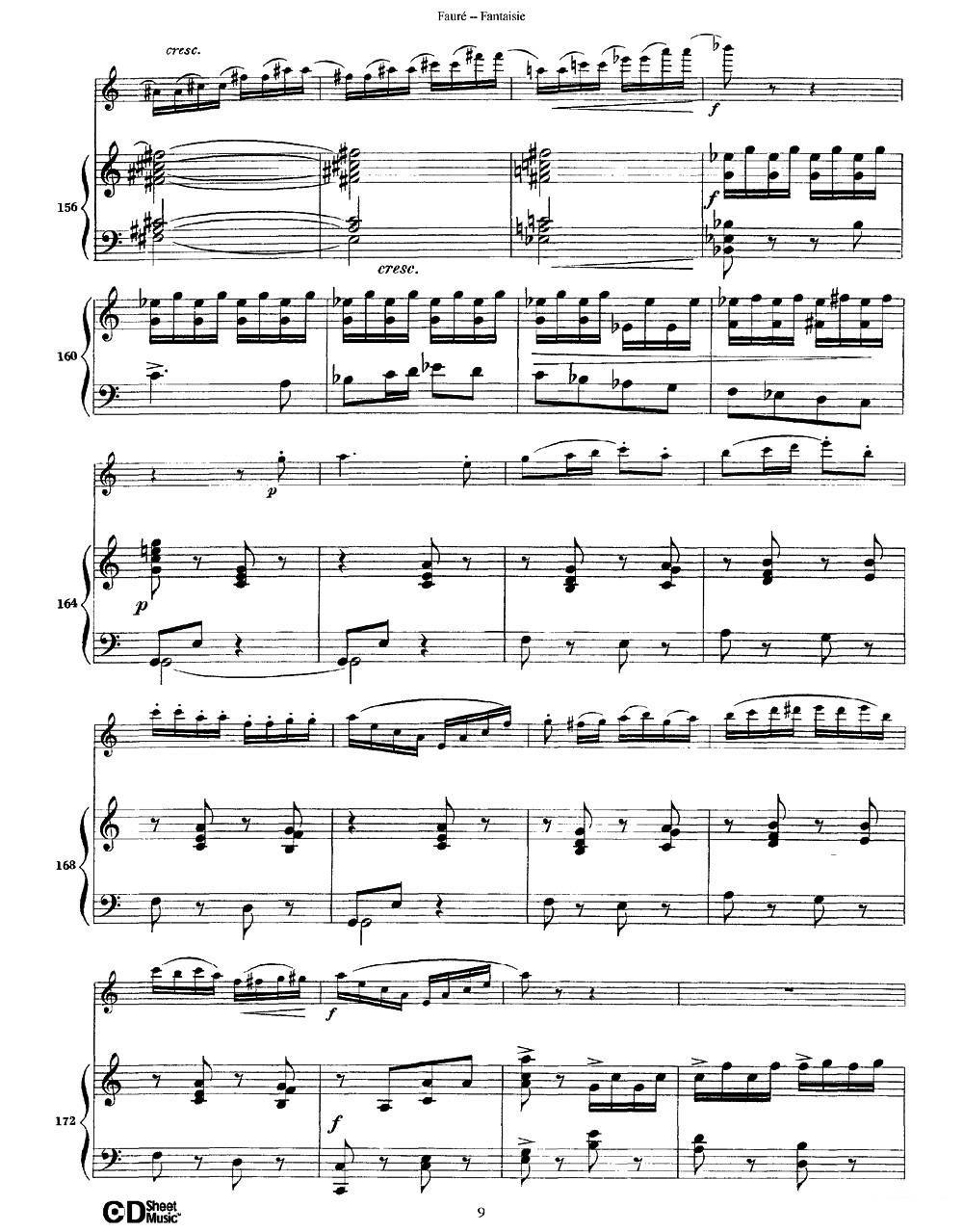 曲谱《Fantaisie Op.79》（第9页）