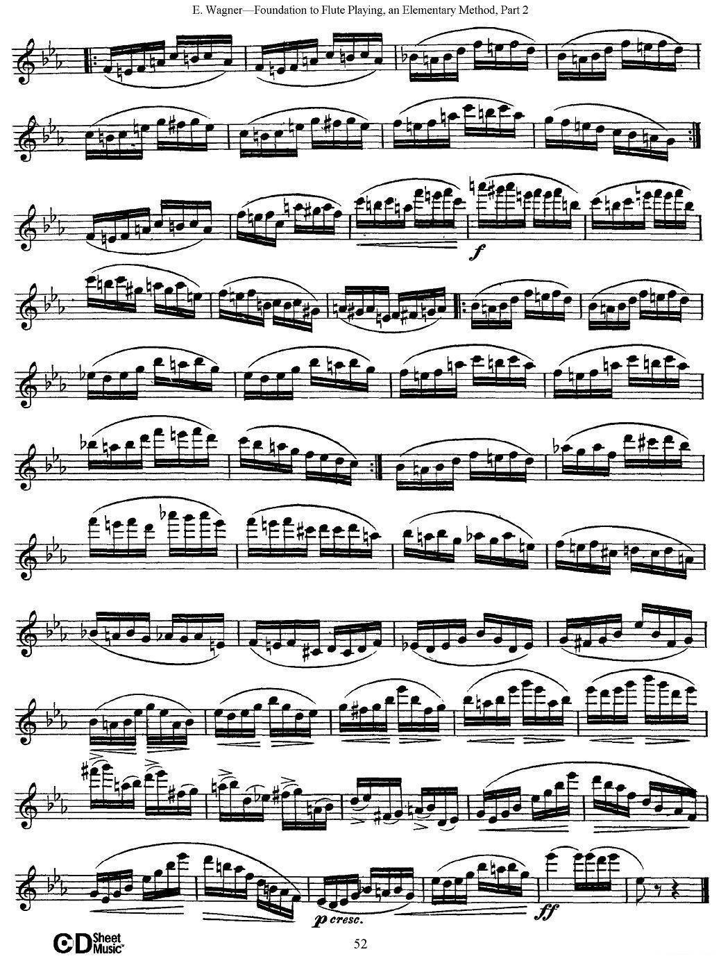 《长笛演奏基础教程练习》长笛谱（第2页）