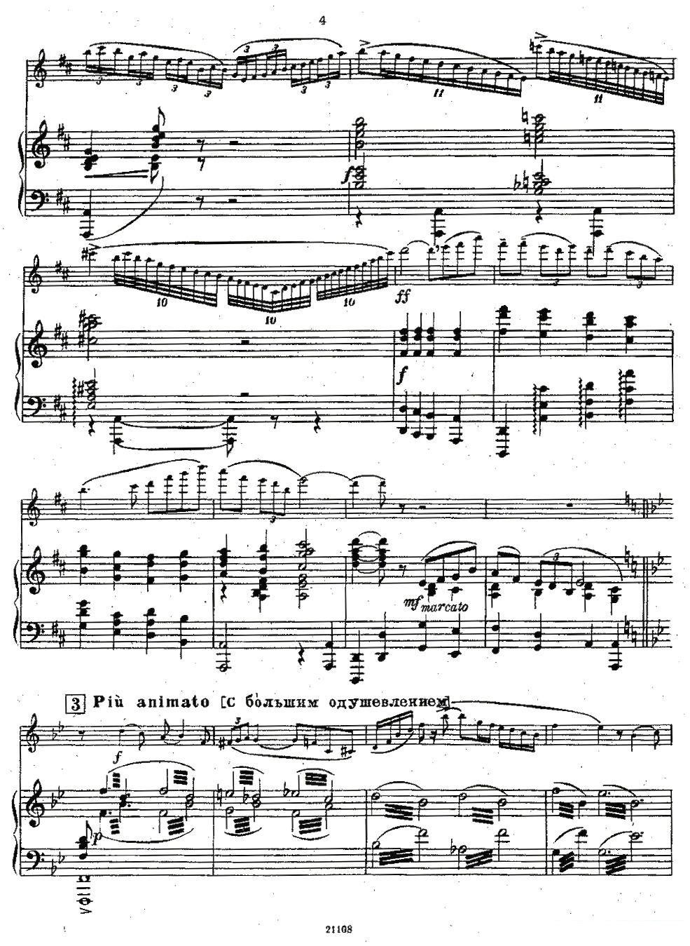 《Chaminade Flute Concertino》长笛谱（第3页）