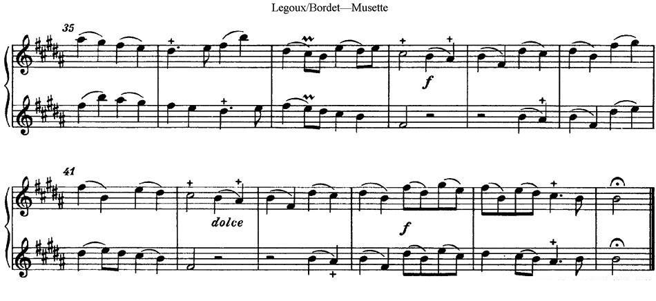 《莱枸克斯长笛二重奏》长笛谱