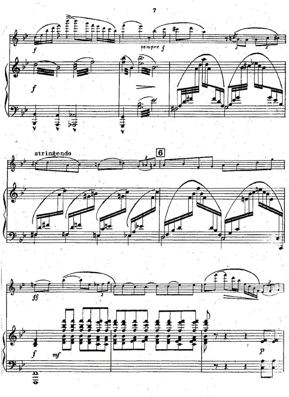 《Chaminade Flute Concertino》长笛谱（第6页）