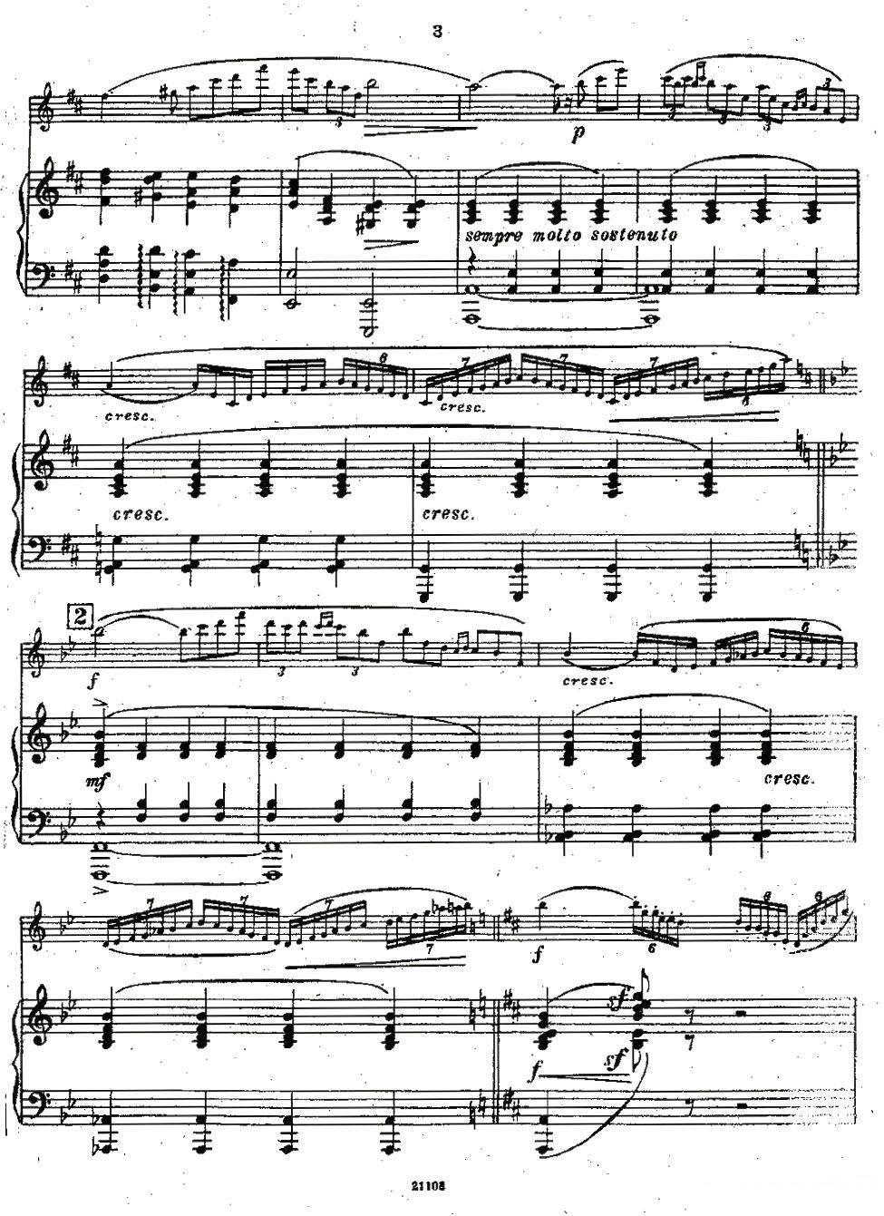 《Chaminade Flute Concertino》长笛谱（第2页）