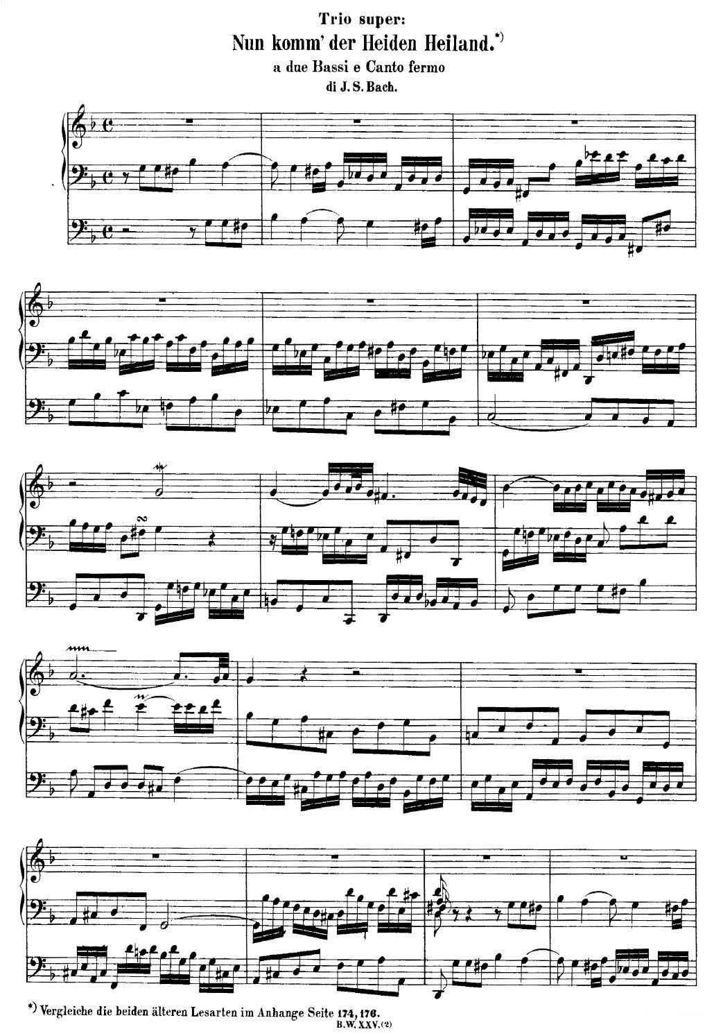 电子琴乐谱琴谱 巴赫18首赞美诗前奏曲（10）（双排键电子琴）