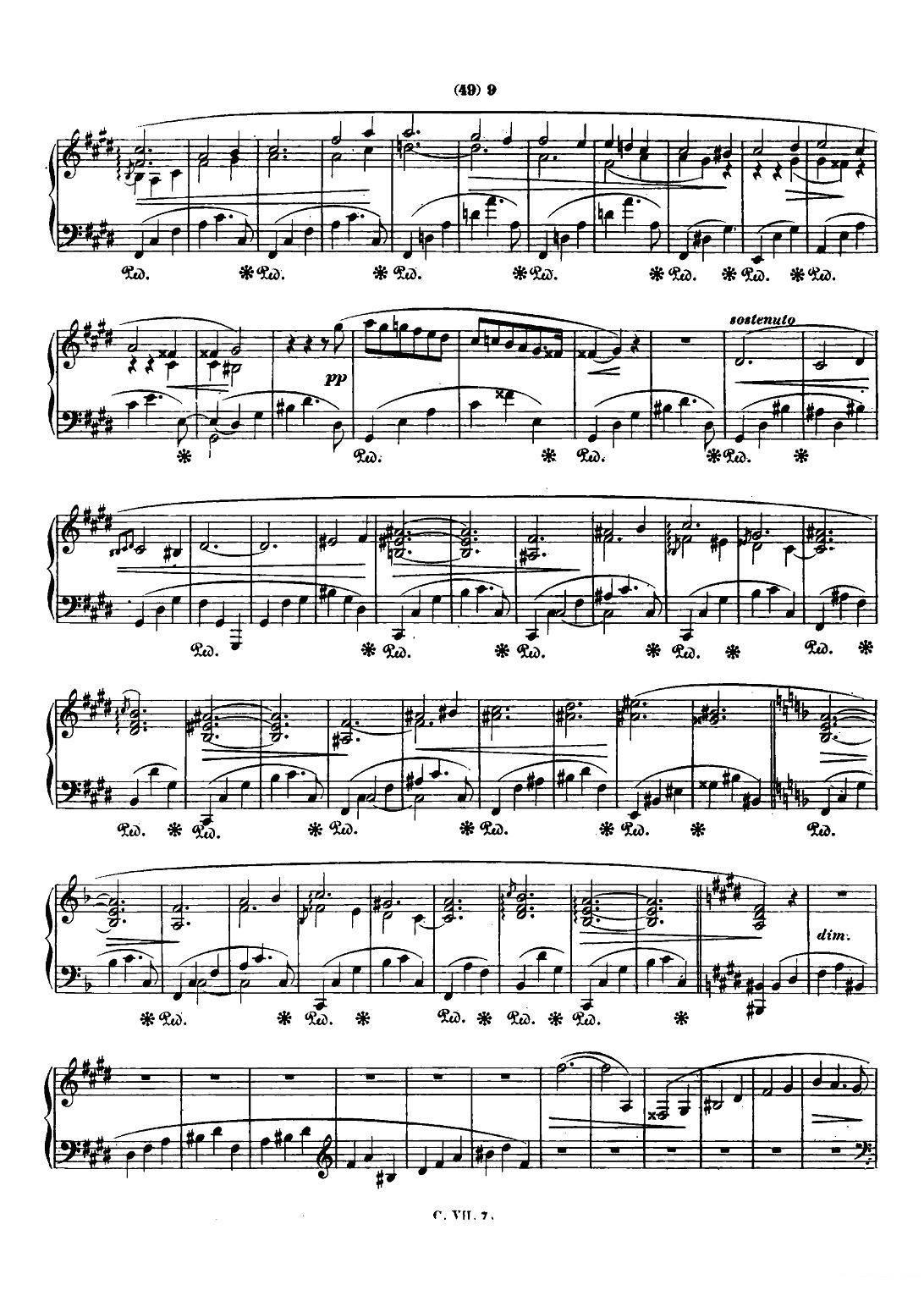 《肖邦 钢琴谐谑曲 Chopin Scherzo》钢琴谱（第8页）