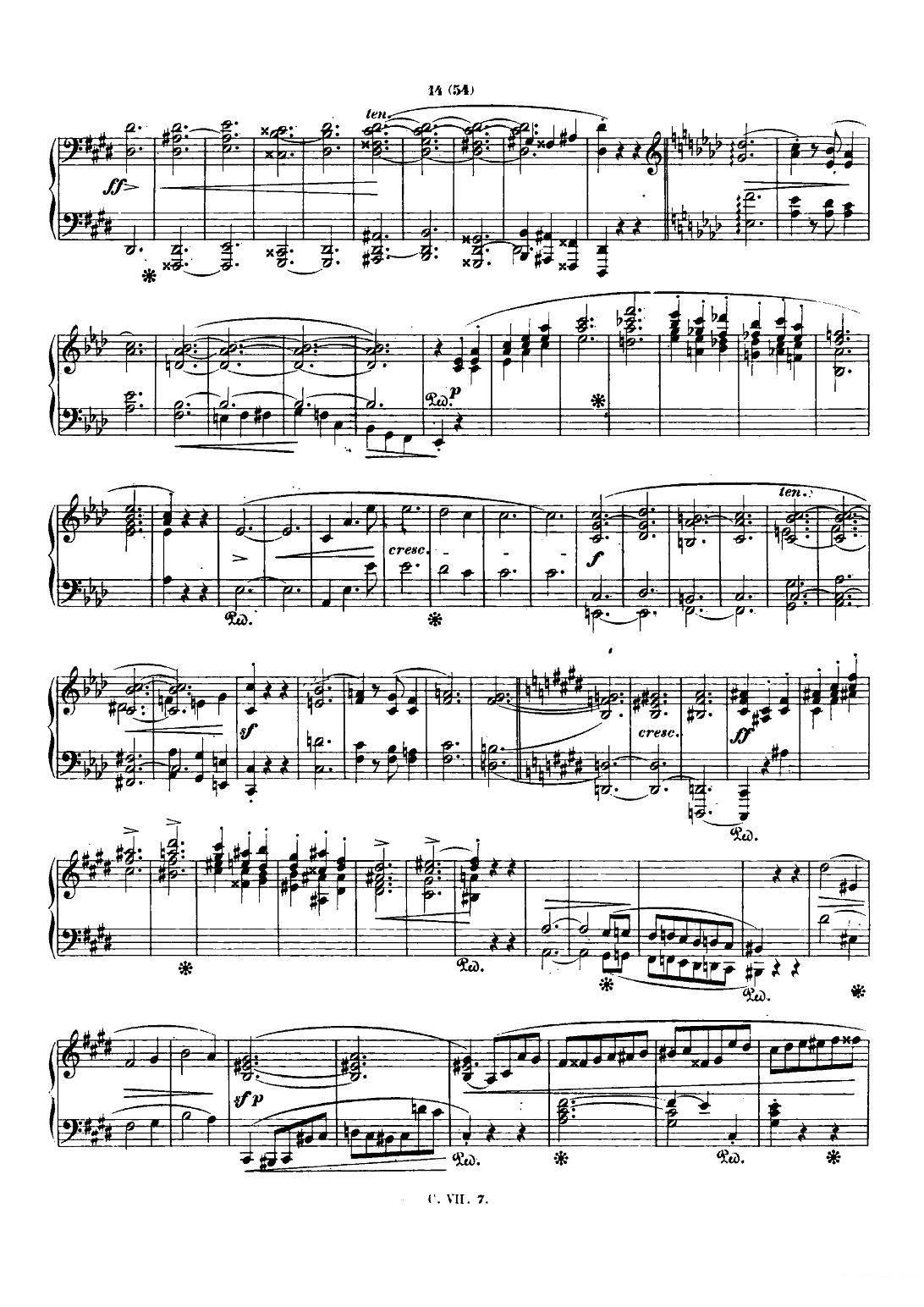 《肖邦 钢琴谐谑曲 Chopin Scherzo》钢琴谱（第13页）