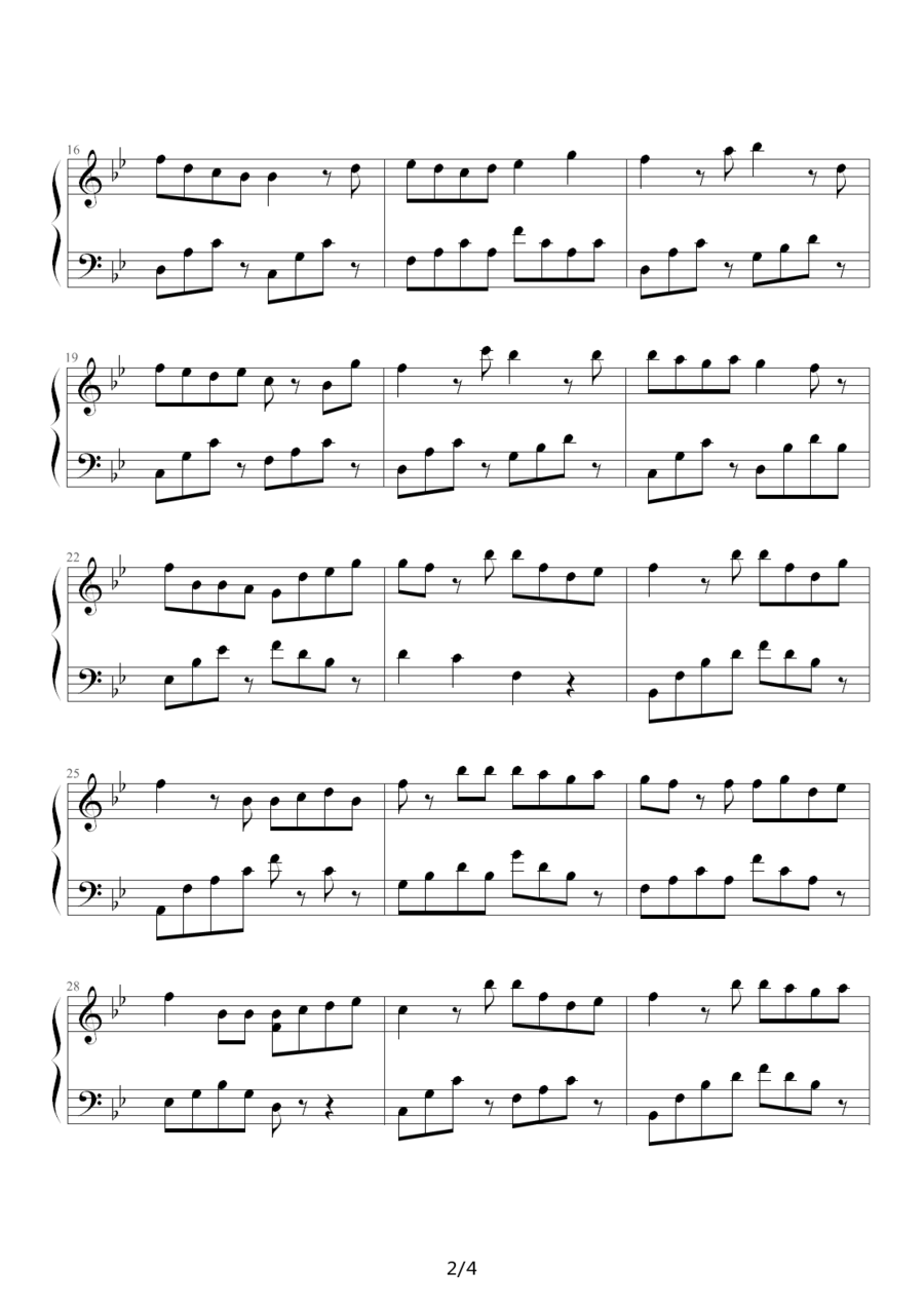 《风筝与风》钢琴谱（第7页）