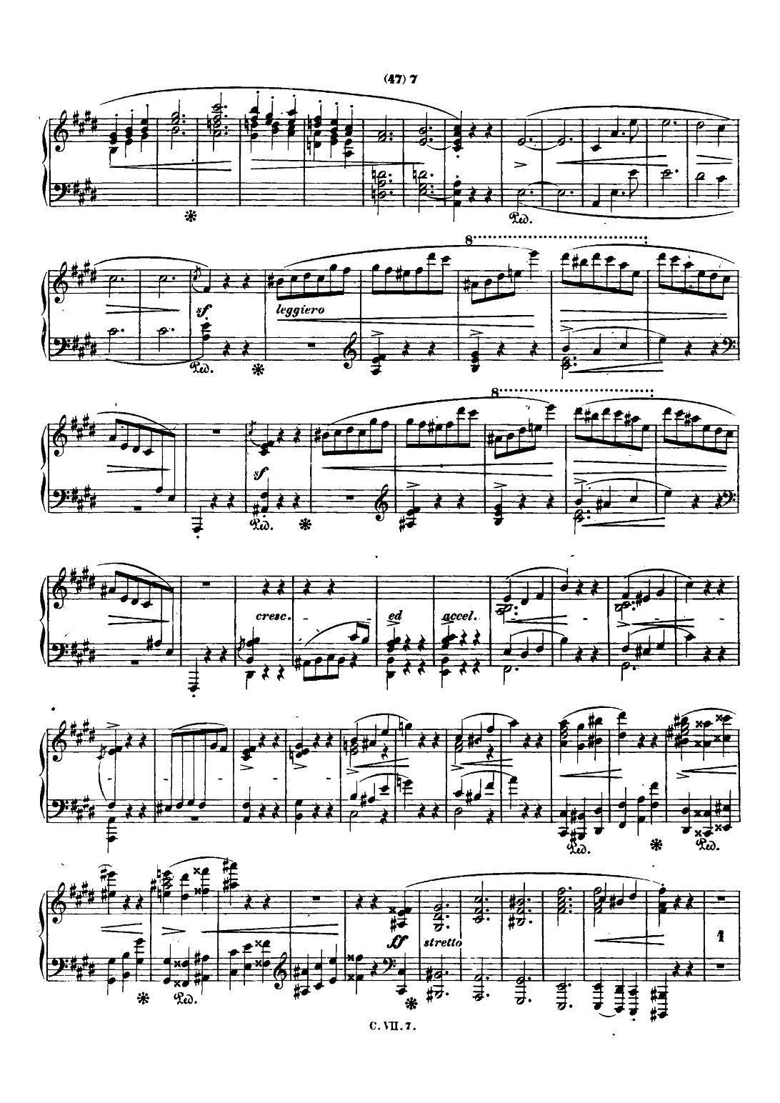 《肖邦 钢琴谐谑曲 Chopin Scherzo》钢琴谱（第6页）