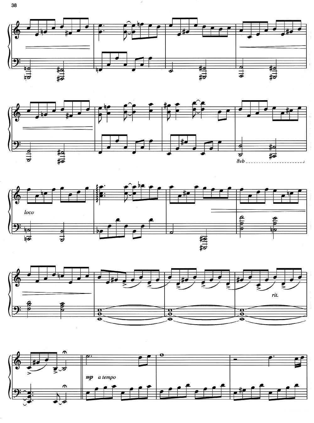 《Nocturne 》钢琴谱（第5页）