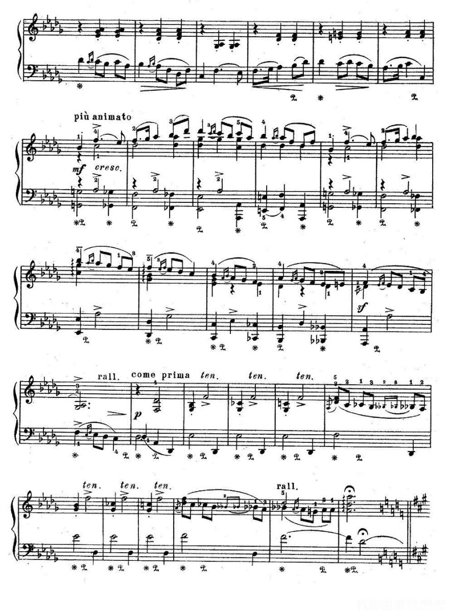 《亚历山大·鲍罗丁—小组曲》钢琴谱（第2页）
