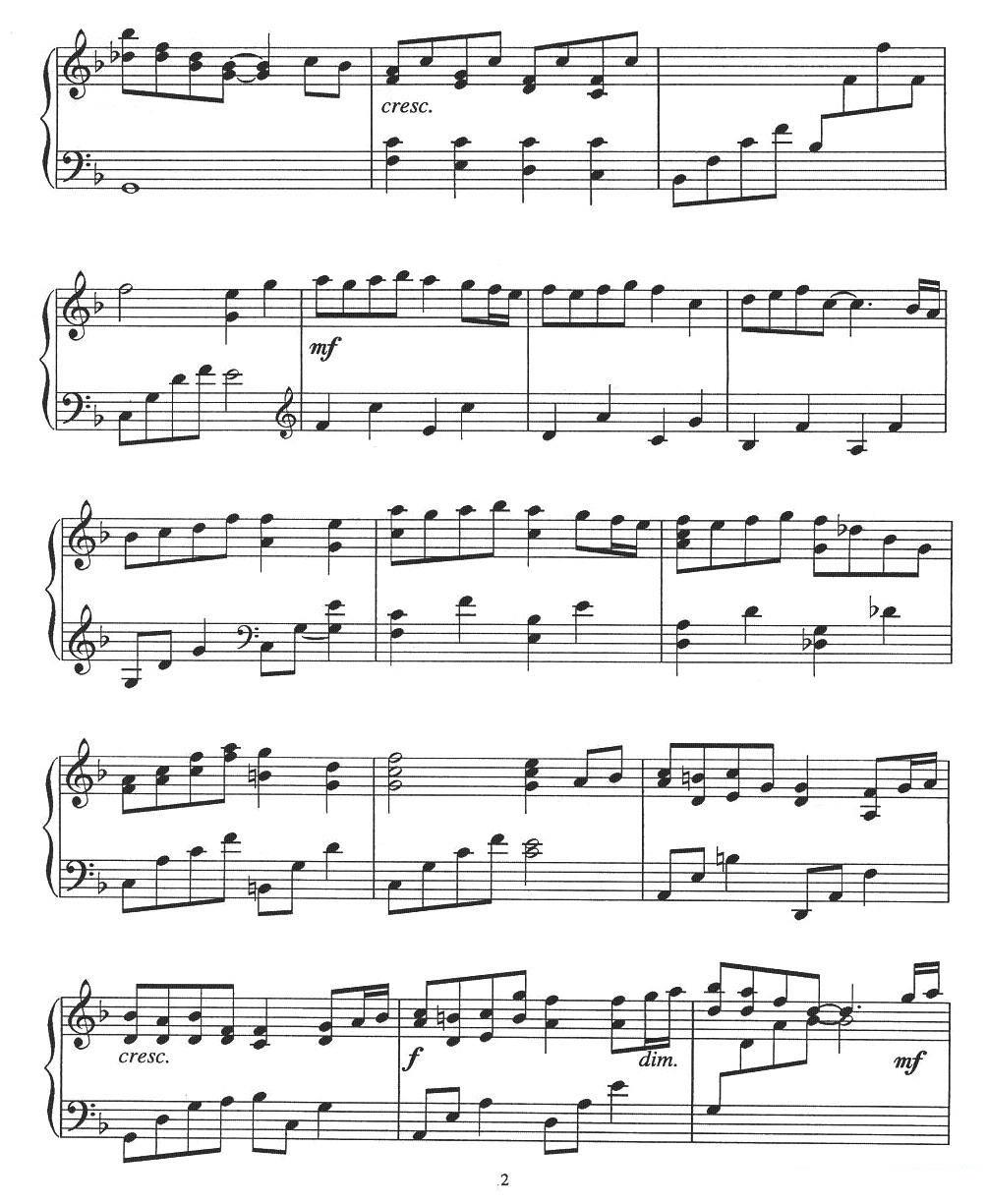 《INTRO》钢琴谱（第2页）