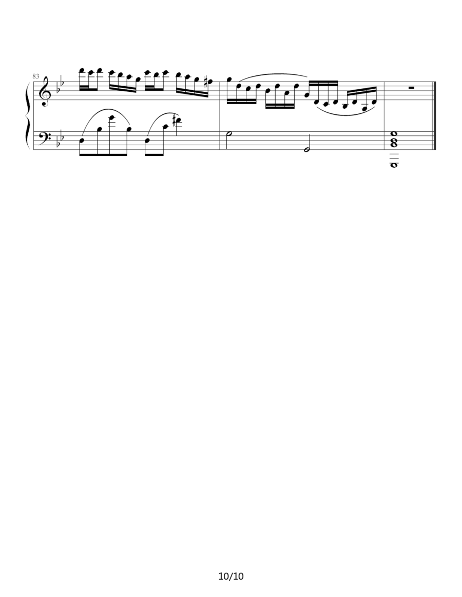 理查德·克莱德曼《星空的旋律》钢琴谱（第10页）