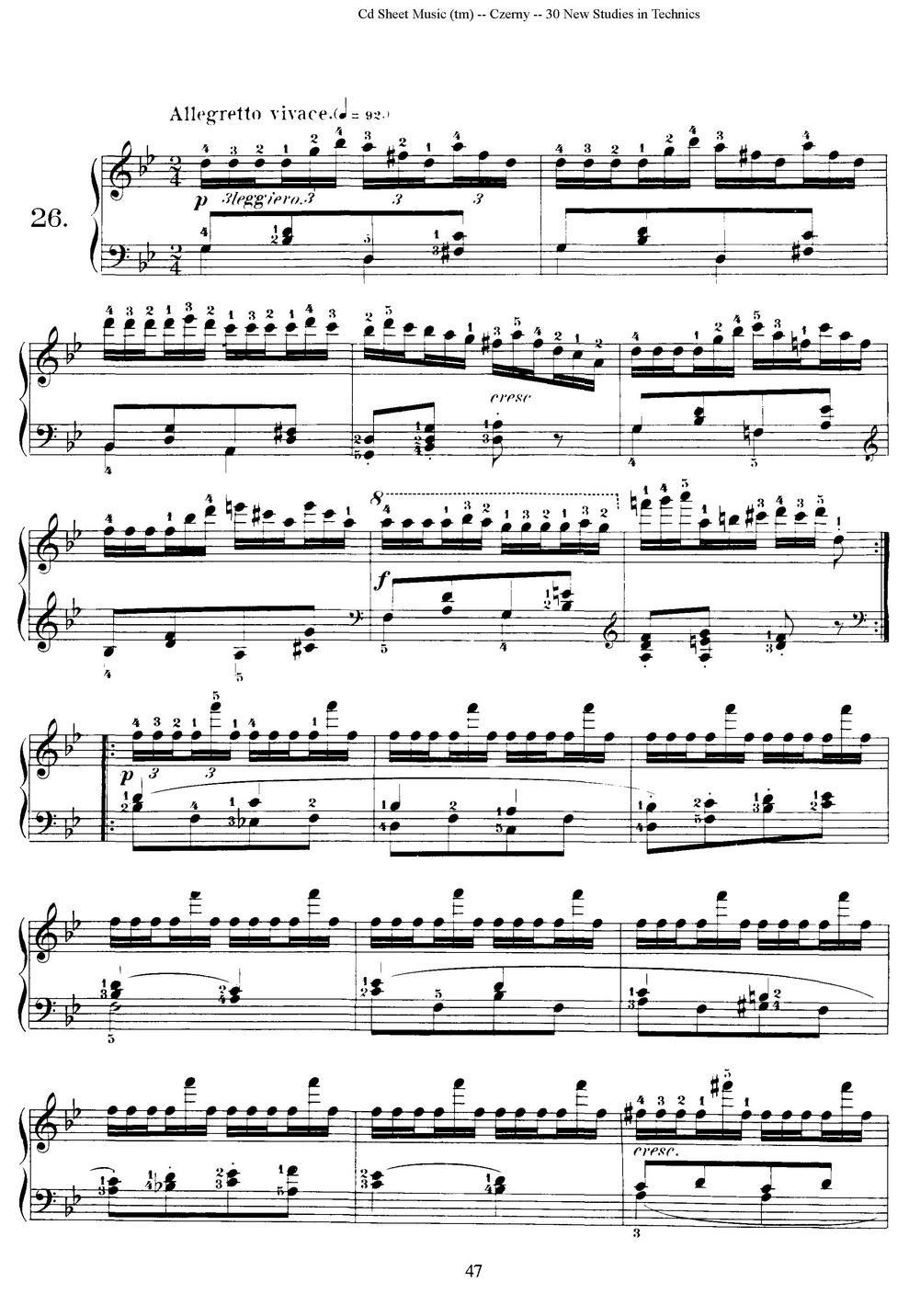 Czerny - 30 New Studies - 26（车尔尼Op849 - 30首练习曲）(1).jpg
