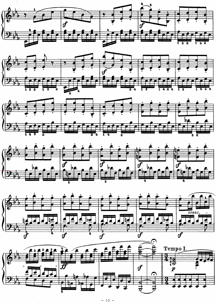 《SONATE》钢琴谱（第15页）