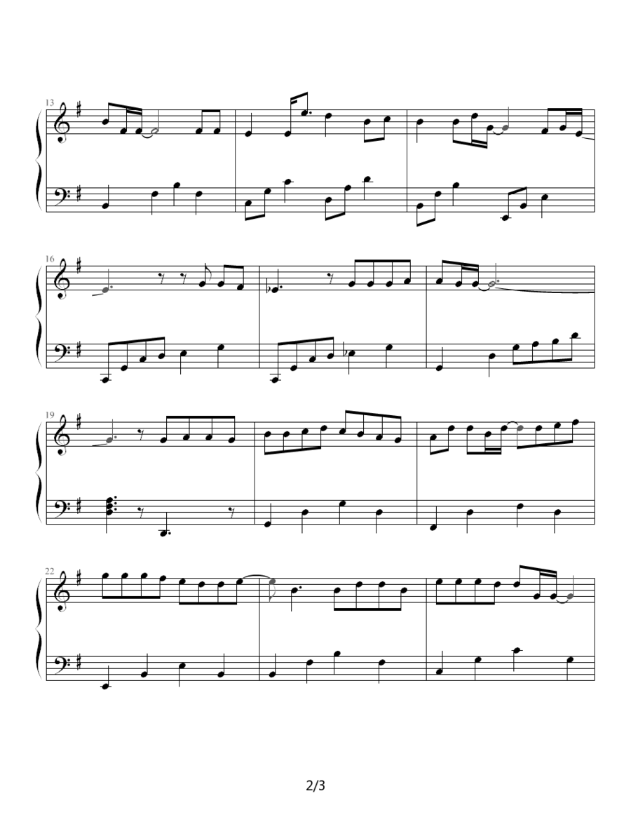 许绍洋《幸福的瞬间》钢琴谱（第2页）