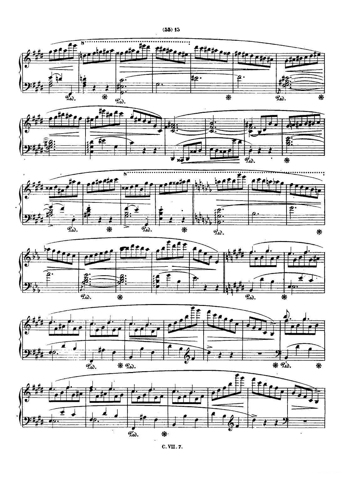 《肖邦 钢琴谐谑曲 Chopin Scherzo》钢琴谱（第14页）