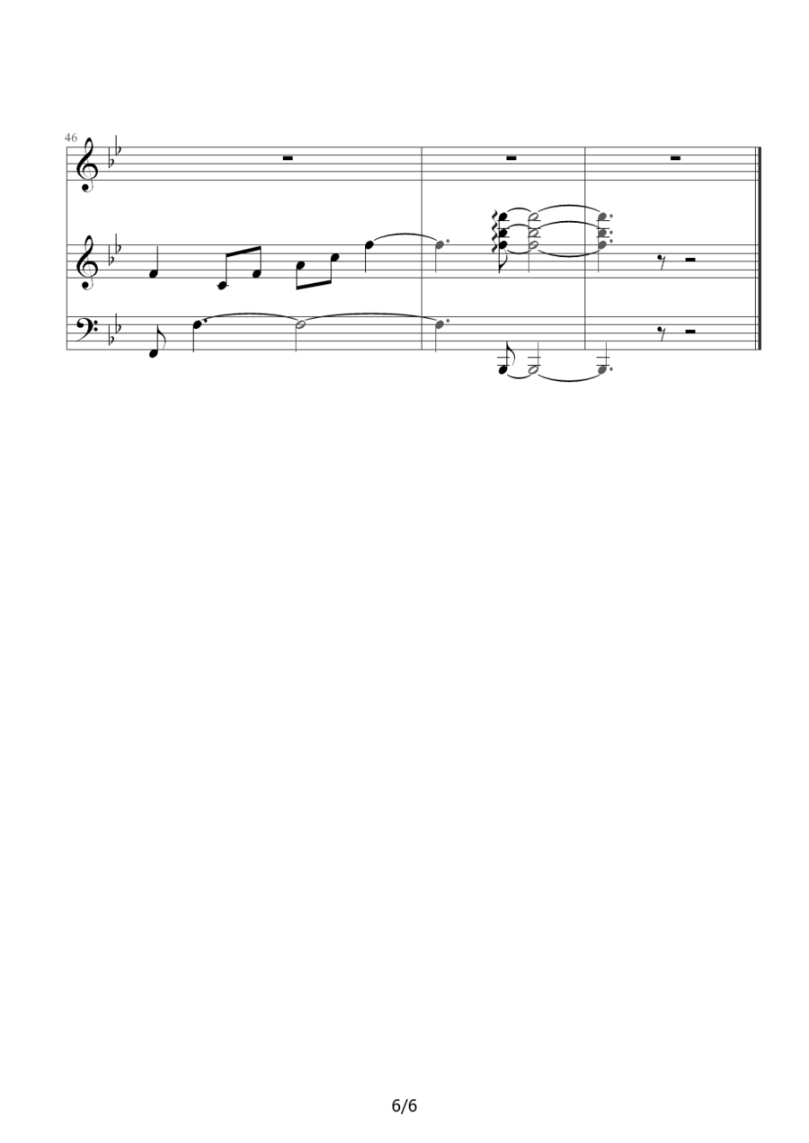 容祖儿《我的骄傲》钢琴谱（第6页）