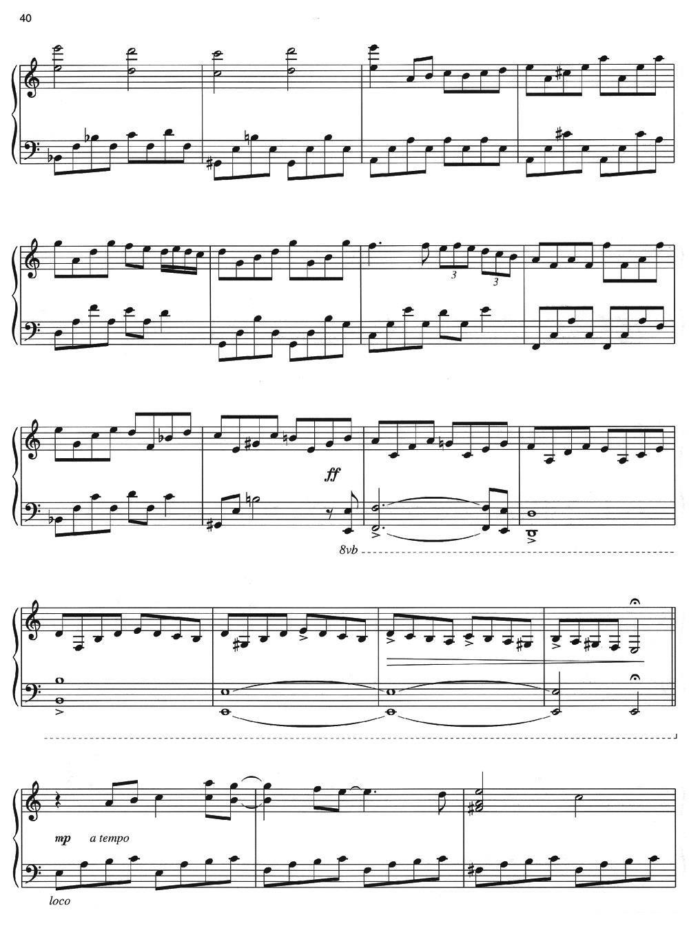 《Nocturne 》钢琴谱（第7页）
