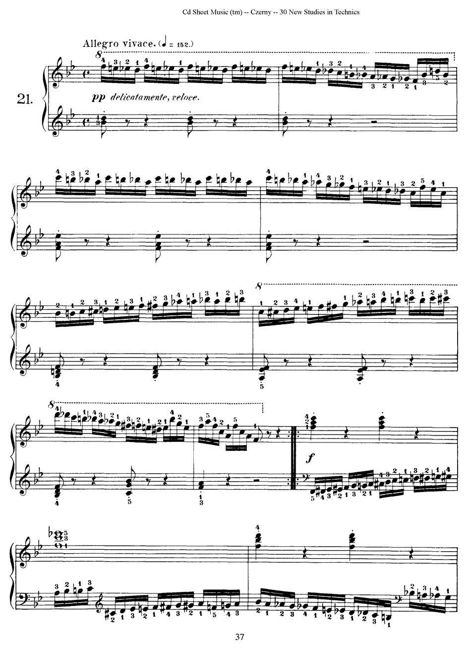 Czerny - 30 New Studies - 21（车尔尼Op849 - 30首练习曲）(1).jpg