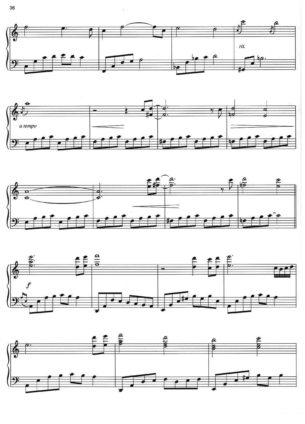 《Nocturne 》钢琴谱（第3页）