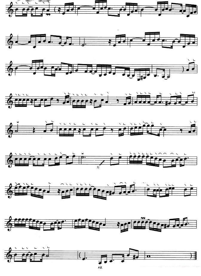 张信哲 演唱《从开始到现在》古筝谱/古琴谱（第2页）