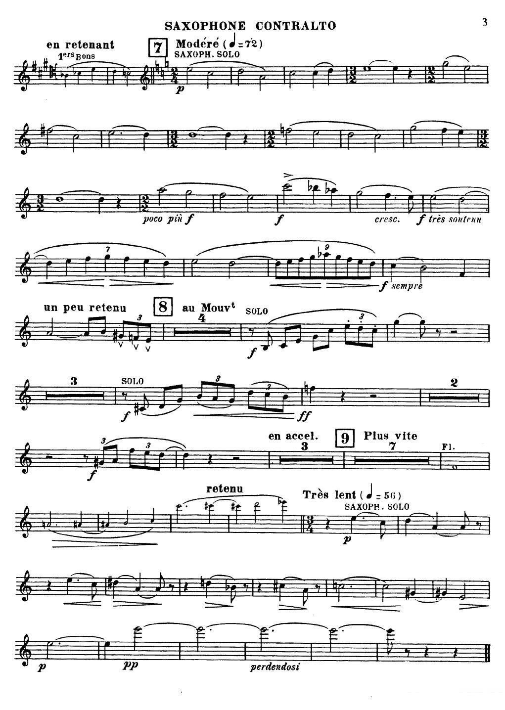《Choral vari Op.55》萨克斯谱（第3页）