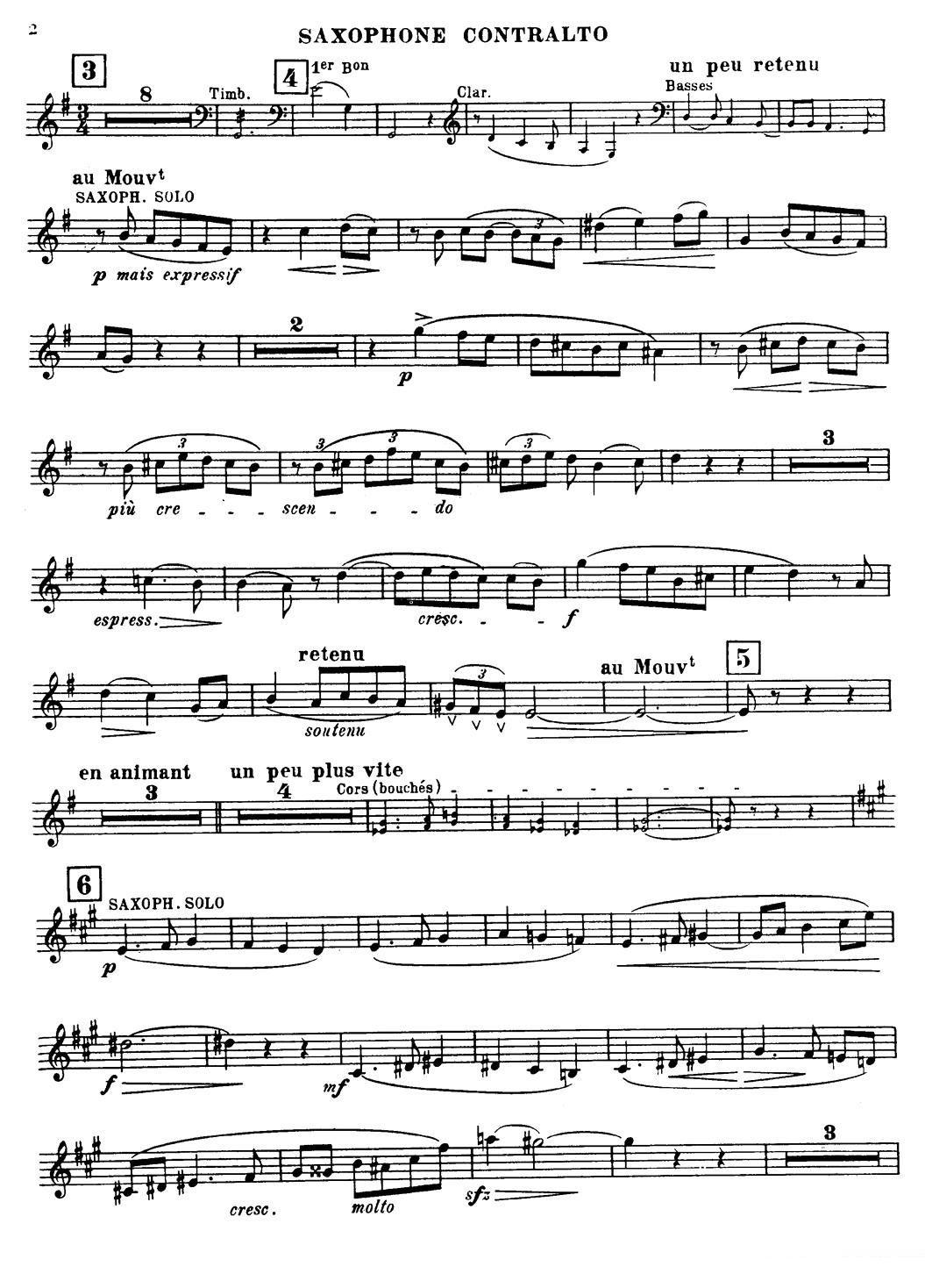 《Choral vari Op.55》萨克斯谱（第2页）