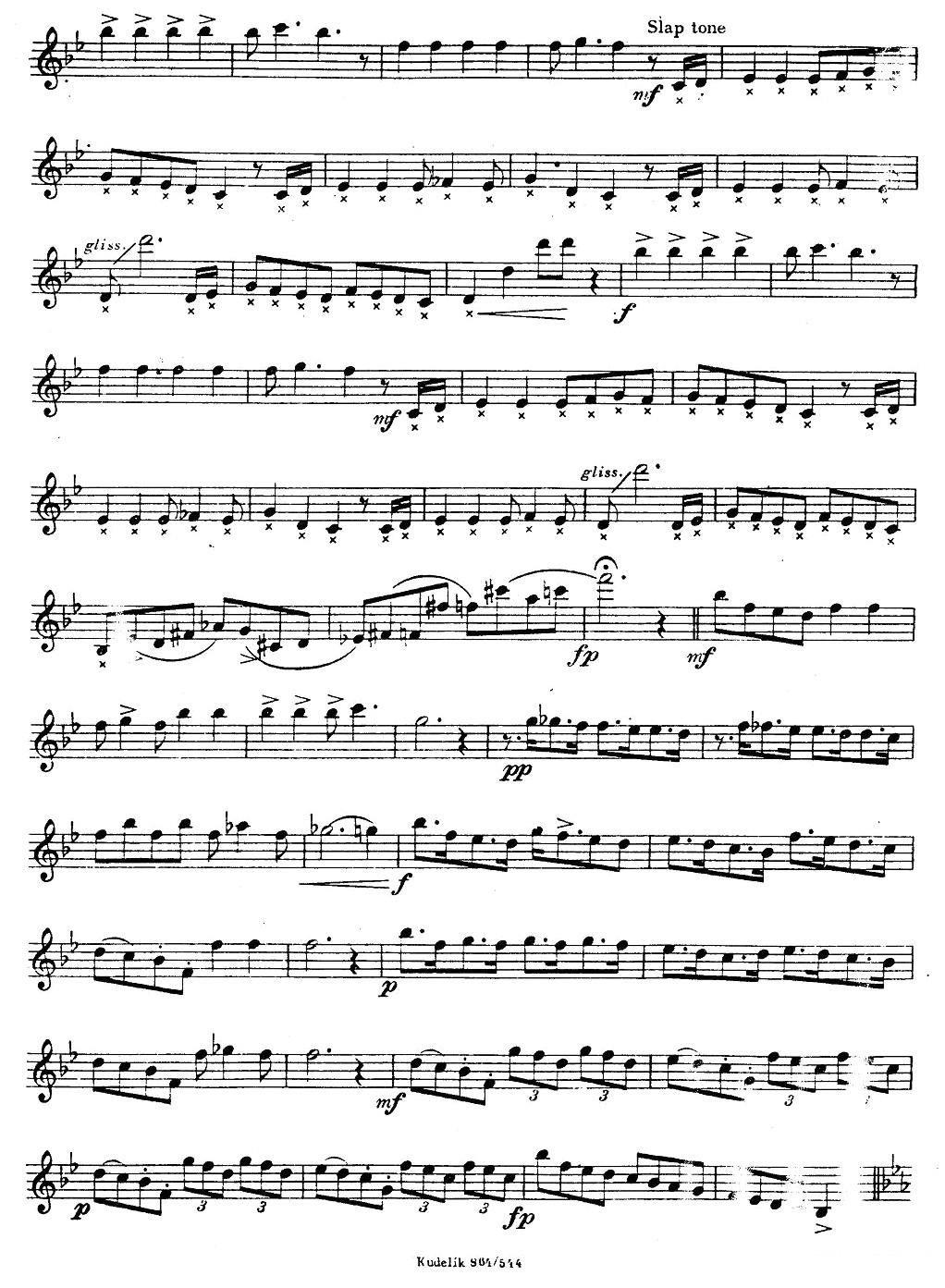 《奇特克-萨克斯练习曲之13》萨克斯谱（第2页）