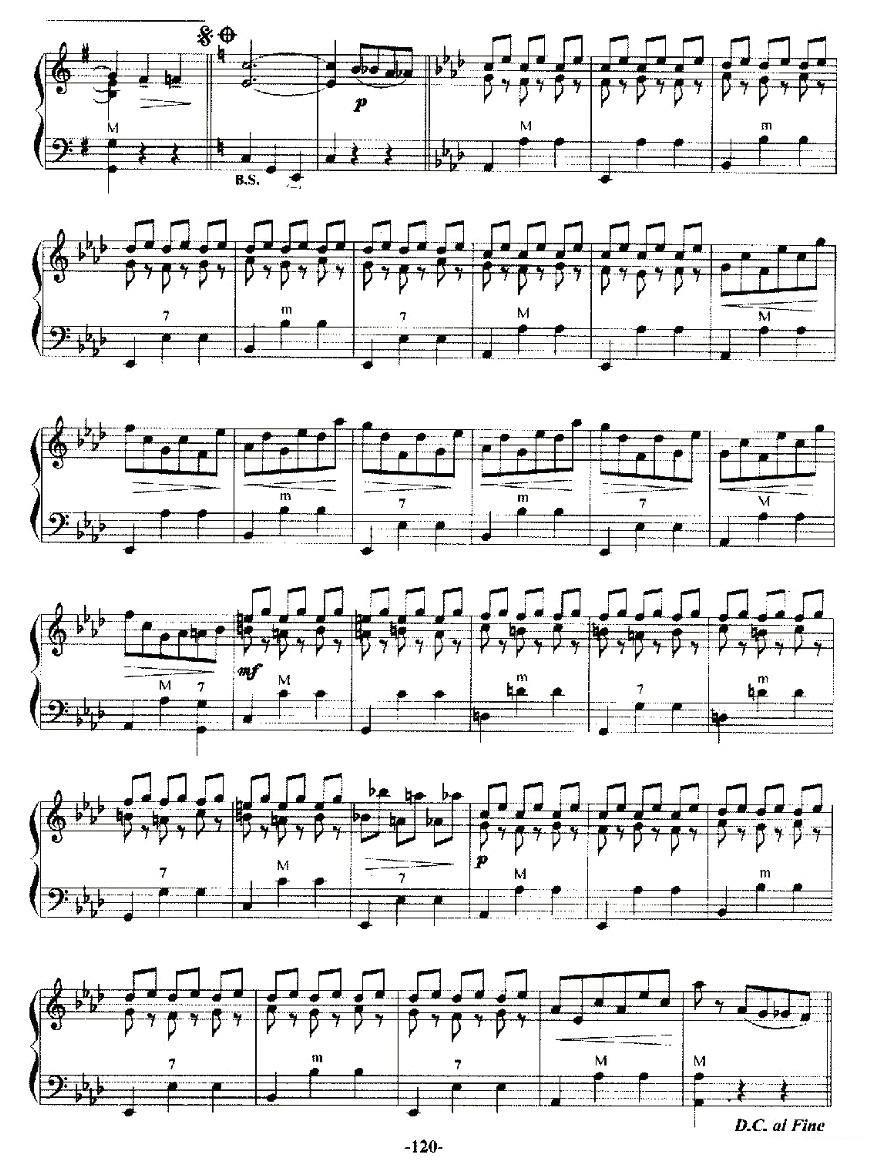 《怀旧手风琴》手风琴谱（第3页）