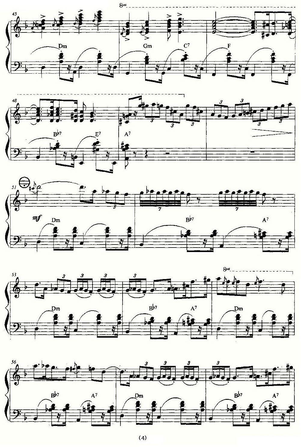 《Steps》手风琴谱（第4页）