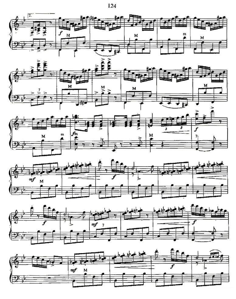 《加洛普舞曲》手风琴谱（第2页）