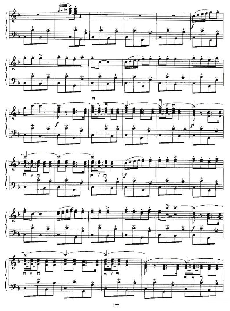 《拉什布哈 》手风琴谱（第8页）