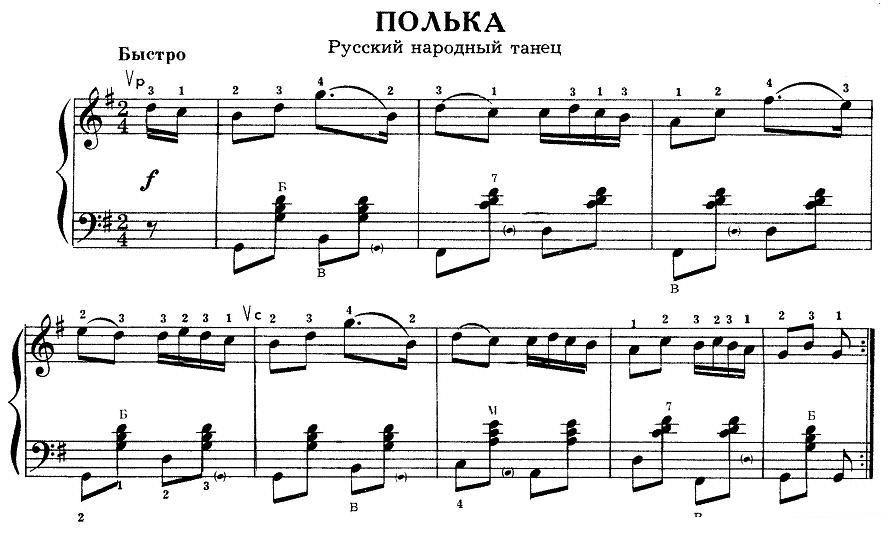 手风琴乐谱琴谱 rus polka