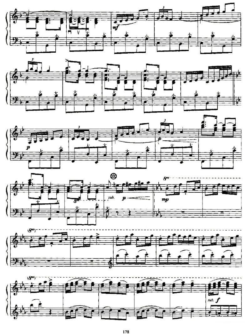 《拉什布哈 》手风琴谱（第9页）