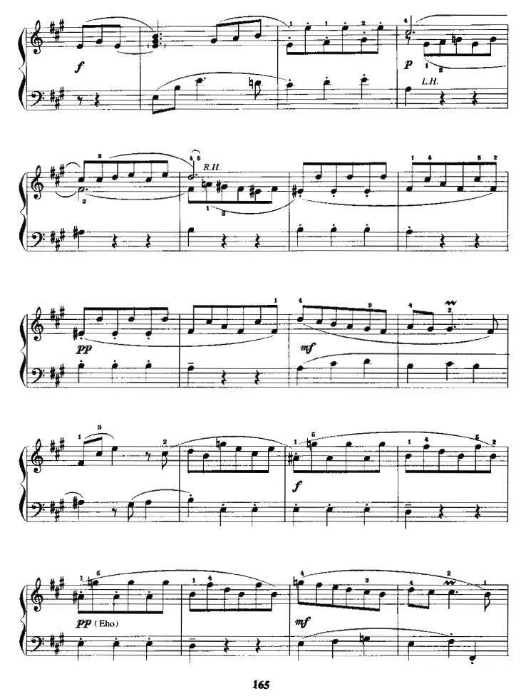 《小组曲》手风琴谱（第5页）