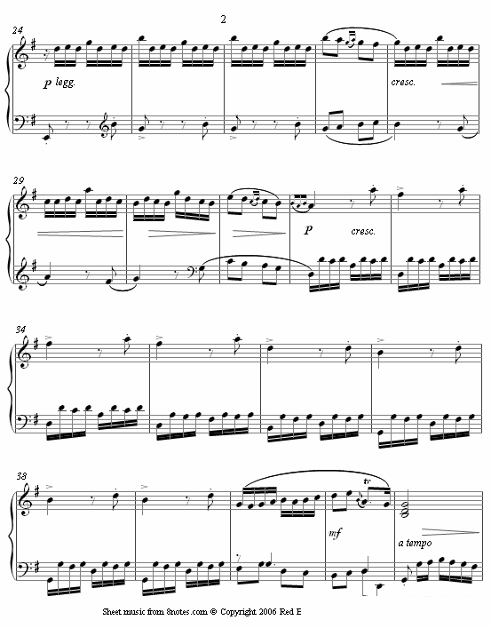 《LE COUCOU》手风琴谱（第2页）