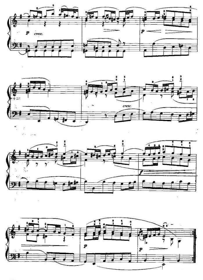 《萨拉班德舞曲》手风琴谱（第2页）