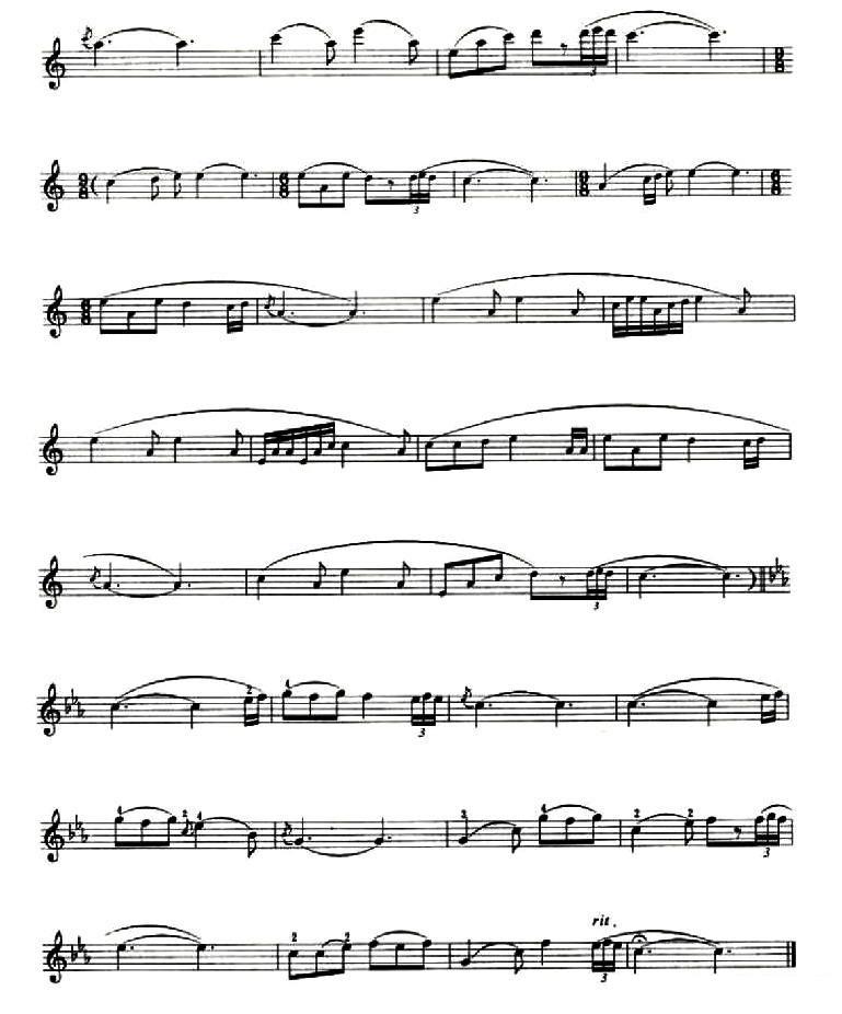 《情深谊长》提琴谱（第2页）