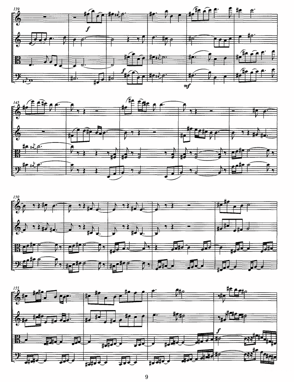 《土歌》提琴谱（第9页）