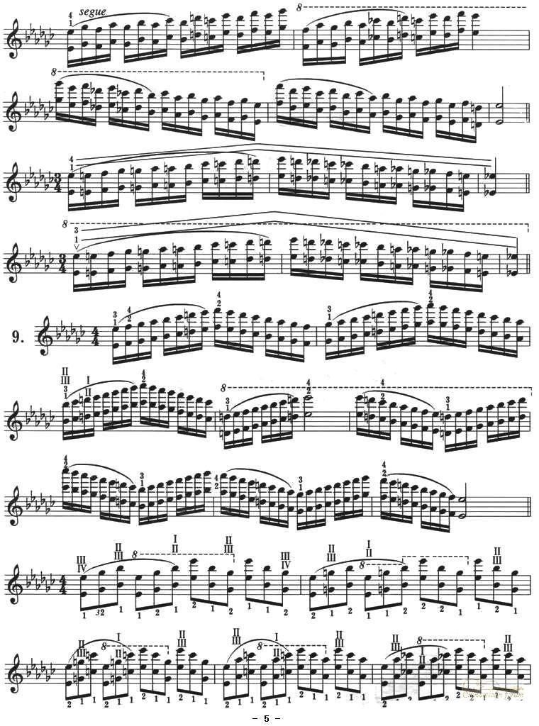 《be小调》提琴谱（第5页）