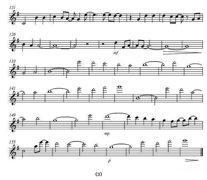 《アムリタ》提琴谱（第3页）