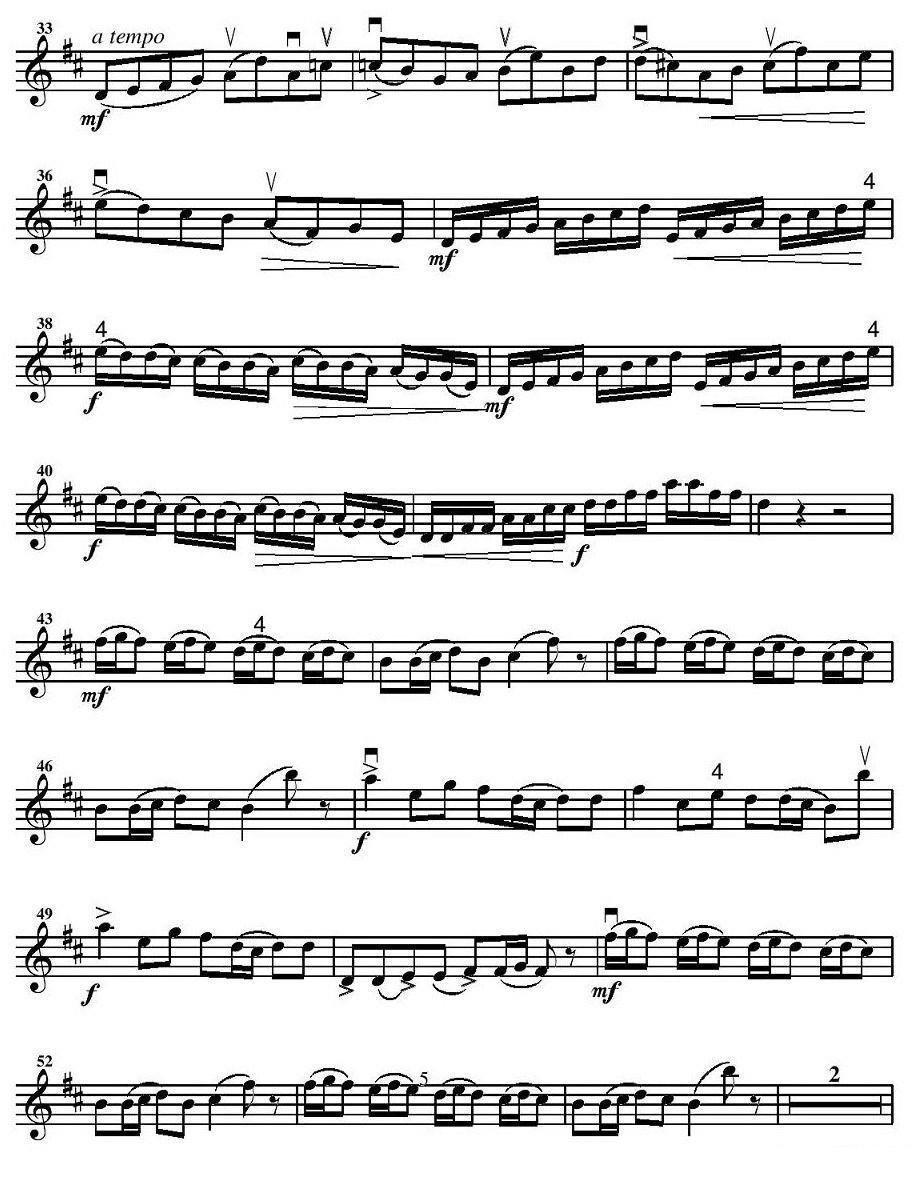《Concerto in B Minor》提琴谱（第5页）