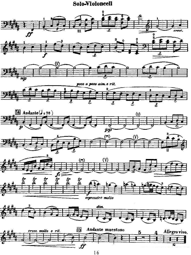 《Dvorak - Cello Concerto》提琴谱（第11页）