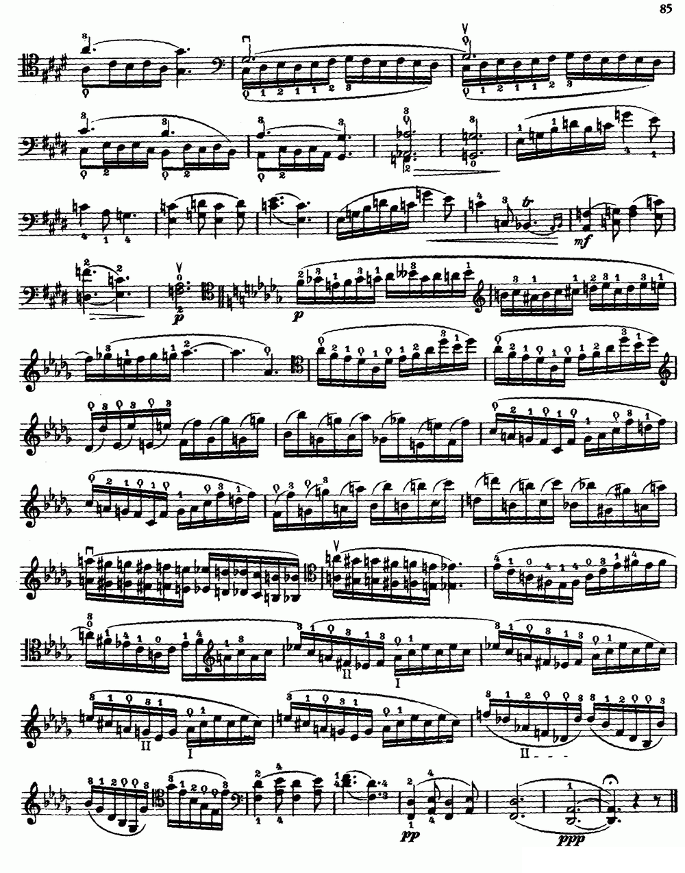 《大提琴高级练习曲40首 No.39》提琴谱（第2页）