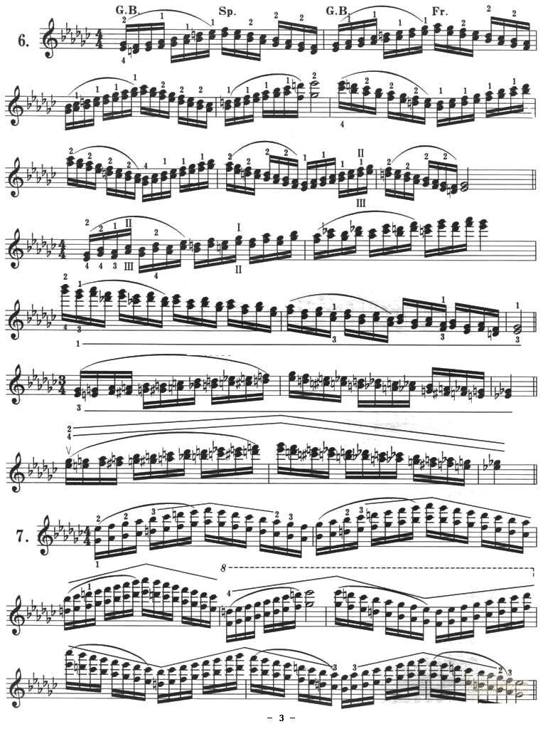 《be小调》提琴谱（第3页）