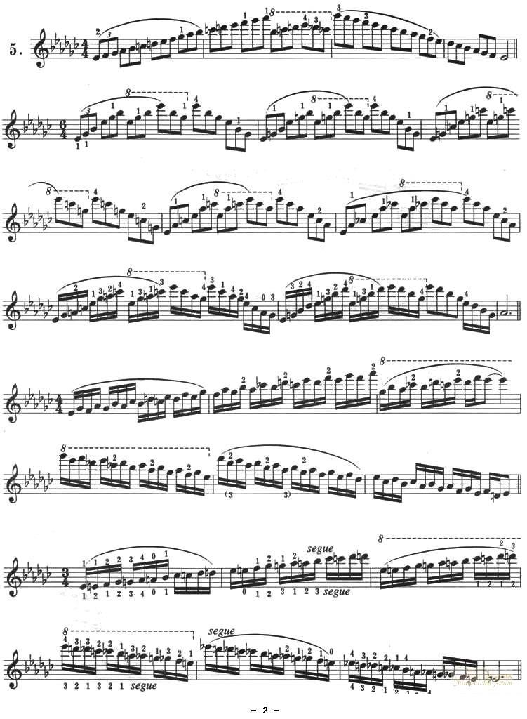 《be小调》提琴谱（第2页）