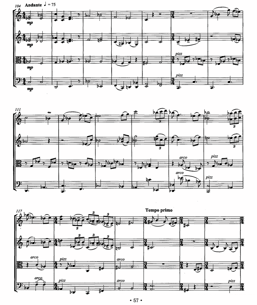 《陆沉》提琴谱（第6页）