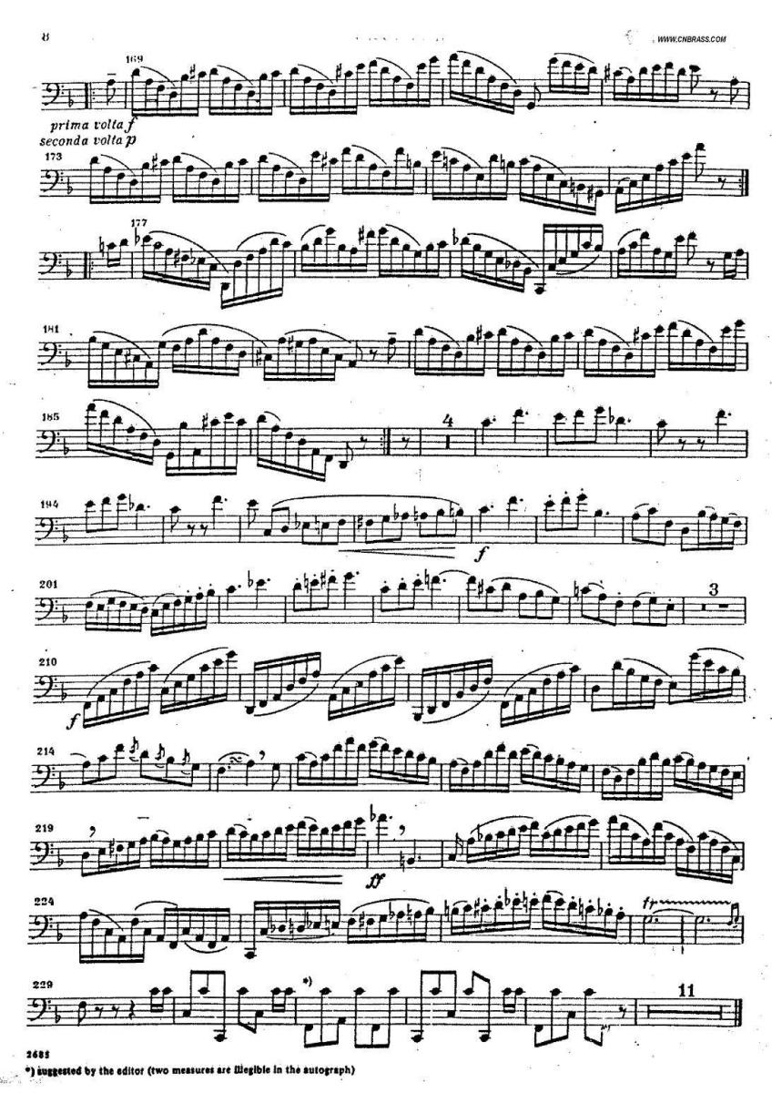 《humel - CONCERTO bassoon》铜管乐谱（第8页）