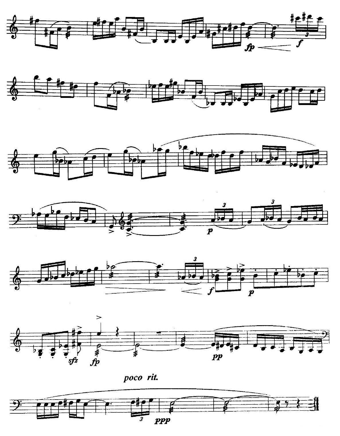 曲谱《扬琴组曲：二、自得其乐的舞蹈》（第3页）